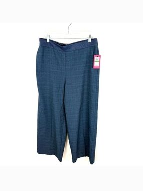 NWT Vince Camuto Wide Leg Navy Pull-On Trousers